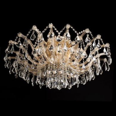 Plafonnier Crystal Doré 10x60W CH_383010210 383010210 Plafonnier Crystal Doré 10x60W Chiaro 383010210