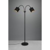 Lampadaire Tommy Noir mat 2x40W E14 TRIO LIGHTING R46332079