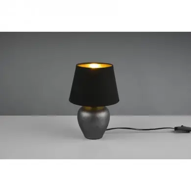 Lampe Abby Nickel antique Noir 1x40W E14 TRIO LIGHTING R50601002
