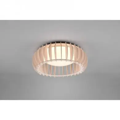 Plafonnier Monte Blanc Bois Naturel 1x16,5W SMD LED TRIO LIGHTING R62171130