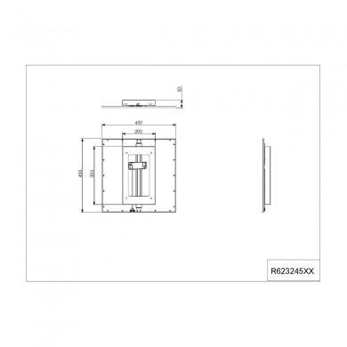 Plafonnier Alpha Noir mat 1x18W SMD LED TRIO LIGHTING R62324532