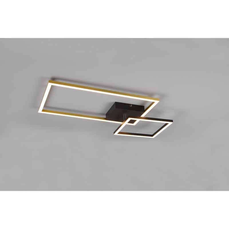 Plafonnier Padella Laiton mat 1x25W SMD LED TRI_R62642108 R62642108 Plafonnier Padella Laiton mat 1x25W SMD LED TRIO LIGHTING R62642108
