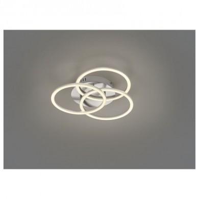 Plafonnier Circle Nickel mat 1x27W SMD LED TRIO LIGHTING R62823107