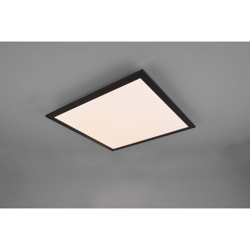 Plafonnier Gamma Noir mat 1x18W SMD LED TRI_R62864532 R62864532 Plafonnier Gamma Noir mat 1x18W SMD LED TRIO LIGHTING R62864532