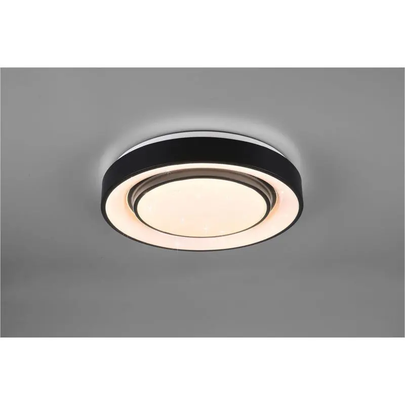 Plafonnier Mona Noir mat 1x20W SMD LED TRI_R65041032 R65041032 Plafonnier Mona Noir mat 1x20W SMD LED TRIO LIGHTING R65041032