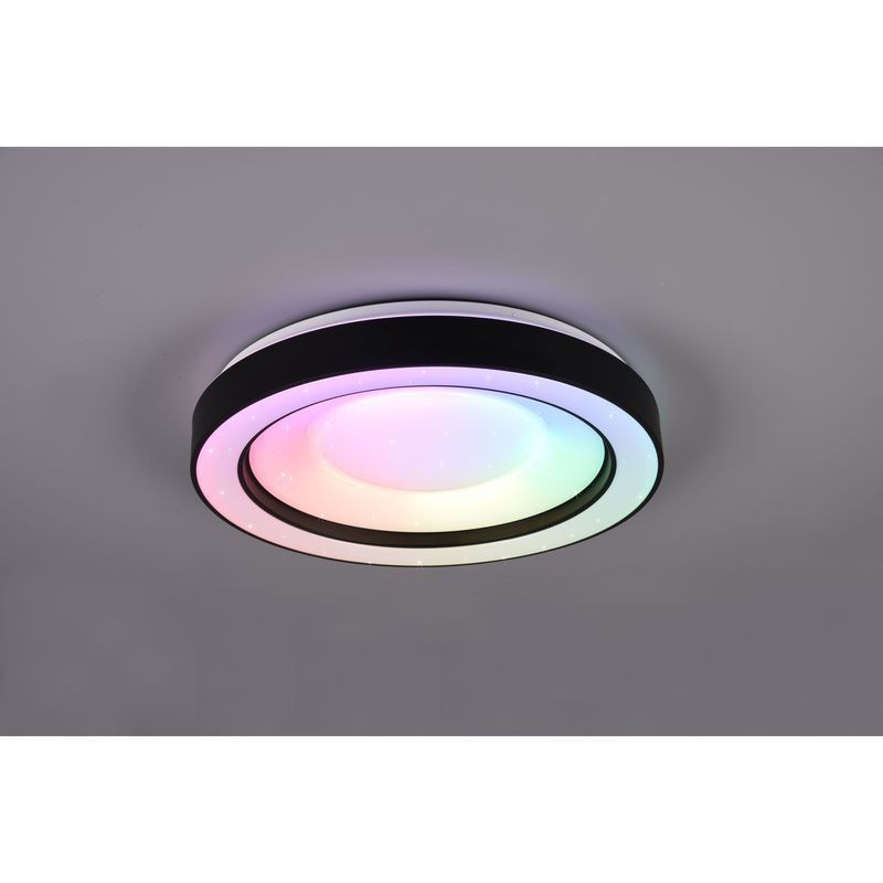 Plafonnier Arco Noir mat 1x22W SMD LED TRIO LIGHTING R65091032