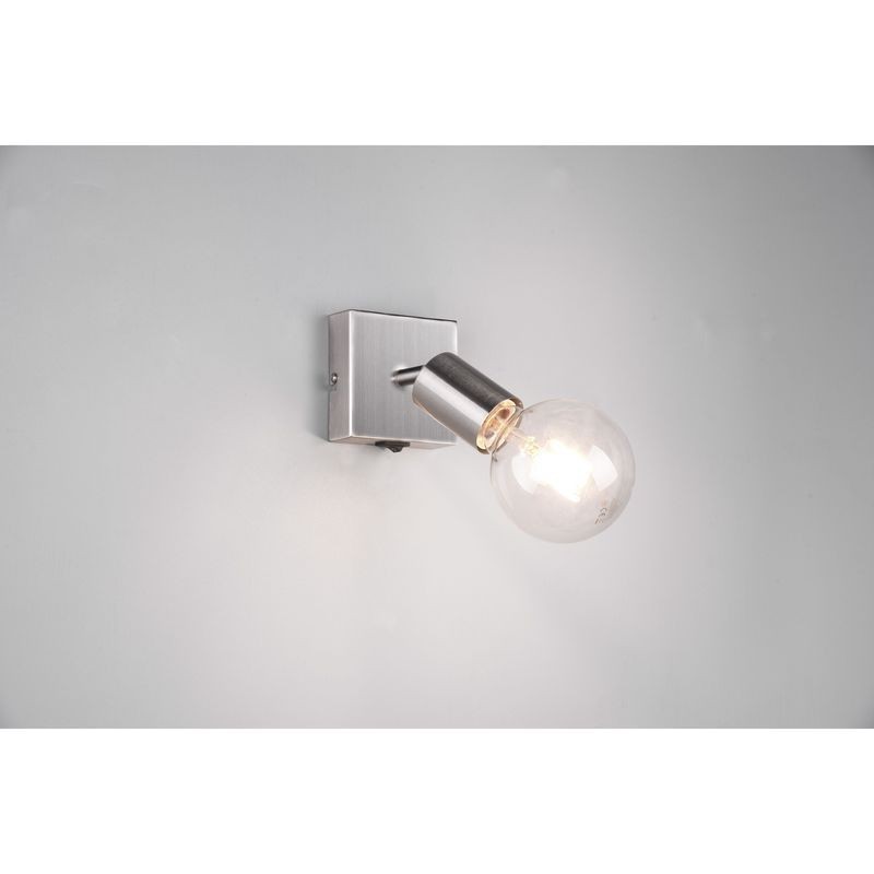 Applique murale Boule Vannes Nickel mat 1x10W E27 TRIO LIGHTING R80181707