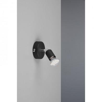 Applique Murale Paris Noir mat 1x35W GU10 TRIO LIGHTING R80911032