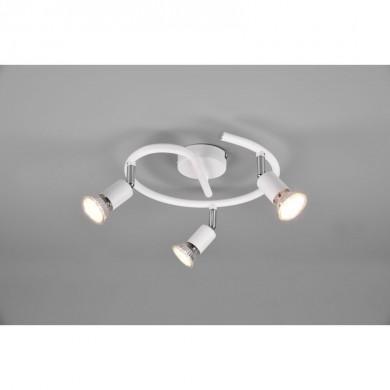 Plafonnier Paris Blanc mat 3x35W GU10 TRIO LIGHTING R80913931