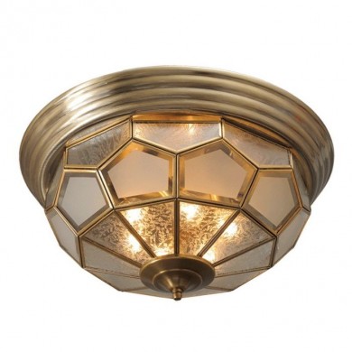 Plafonnier Country Laiton 3x40W CH_397010403 397010403 Plafonnier Country Laiton 3x40W Chiaro 397010403