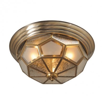 Plafonnier Country Laiton 6x40W CH_397010506 397010506 Plafonnier Country Laiton 6x40W Chiaro 397010506