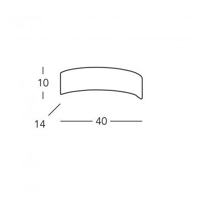 Applique Murale ARCO 1x60W G9 Blanc H10 L40 KZ_0291-61 0291.61 Applique Murale ARCO 1x60W G9 Blanc H10 L40 KOLARZ 0291.61