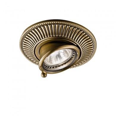 Spot MILORD 1x50W GU10 Laiton antique H0 KOLARZ 0297.10B.4