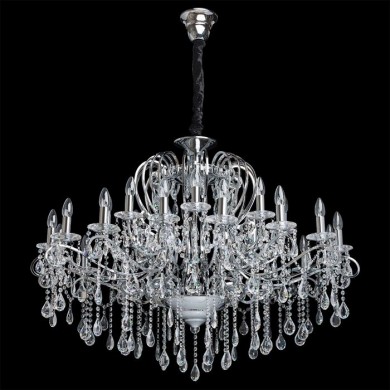 Lustre Crystal Chromé 24x60W - 458010524 CH_458010524 458010524 Lustre Crystal Chromé 24x60W - 458010524 Chiaro 458010524