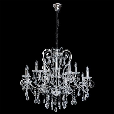 Lustre Crystal Chromé et Cristal 12x60W CH_458010712 458010712 Lustre Crystal Chromé et Cristal 12x60W Chiaro 458010712