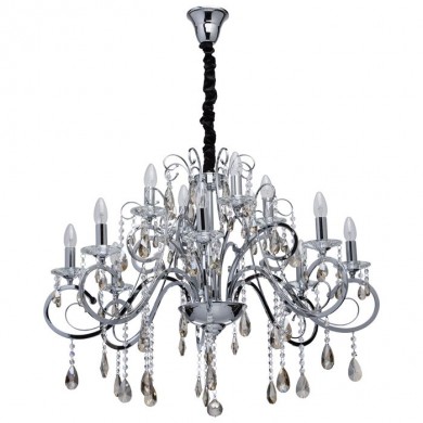 Lustre Crystal Chromé 12x60W - 458011012 CH_458011012 458011012 Lustre Crystal Chromé 12x60W - 458011012 Chiaro 458011012