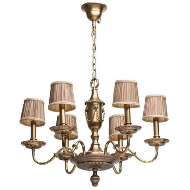 Lustre Classic Laiton vieilli 6x40W CH_491011406 491011406 Lustre Classic Laiton vieilli 6x40W Chiaro 491011406