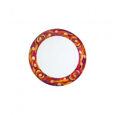 Plafonnier SERENA 2x60W E27 Or Aqua Red KOLARZ 0415.U12.3.RV