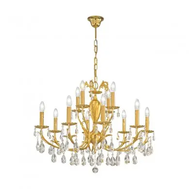 Lustre VICTORIA 2 12x60W E14 Or Schüssel Gold KZ_3003-88+4-3-KoT 3003.88+4.3.KoT Lustre VICTORIA 2 12x60W E14 Or Schüssel Gold KOLARZ 3003.88+4.3.KoT