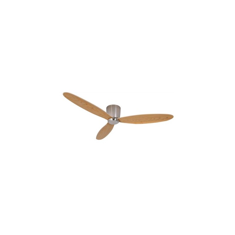 Ventilateur de plafond Radar 132cm Chromé Teck BEA_210519 210519 Ventilateur de plafond Radar 132cm Chromé Teck BOUTICA DESIGN 210519