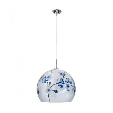 Suspension LUNA 1x60W E27 Chromé poli Primavera Silver D40 KOLARZ 0392.31L.5.Pr.Ag