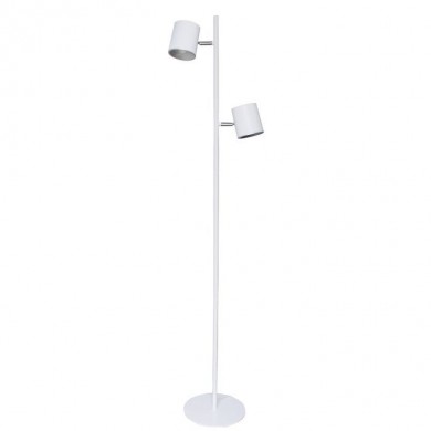 Lampadaire Edgar Blanc LED Intégrée 2x6W DM_408042302 408042302 Lampadaire Edgar Blanc LED Intégrée 2x6W DE MARKT 408042302