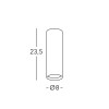 Spot TUBE 1x7W GX53 Argenté Vintage Silver D8 H23,5 KOLARZ A1347.11.VinAg/23