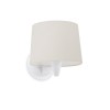 Applique Murale Conga Blanc Beige 1x15W Max E27 FARO 64306-02