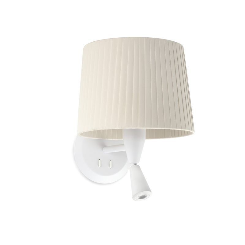 Applique Murale Samba Blanc Beige Liseuse 1x15W E27 FARO 64308-35