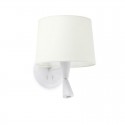 Applique Murale Conga Blanc Liseuse 1x15W Max E27