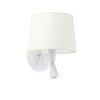 Applique Murale Conga Blanc Liseuse 1x15W Max E27 FARO 64308-01