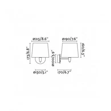 Applique Murale Samba Blanc Vert 1x15W E27 FARO 64306-37