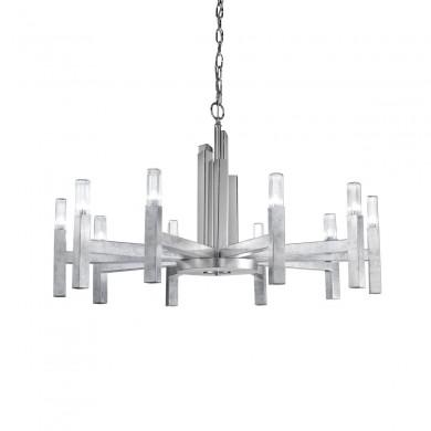 Lustre SPIGOLO 10x20W G9 Feuille d'argent H61,4 KZ_6030-81050 6030.81050 Lustre SPIGOLO 10x20W G9 Feuille d'argent H61,4 KOLARZ 6030.81050