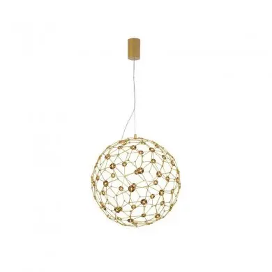 Suspension Boule SOLE Or LED 21,6 W H250 NOVA LUCE 9186002