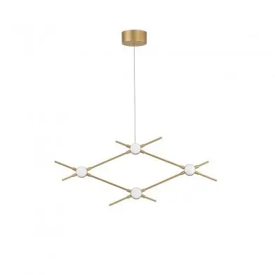 Suspension Boule ATOMO Or LED 4x2,4 W NOVA LUCE 9180674