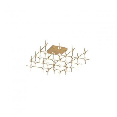 Plafonnier Boule ATOMO Or LED 36x2,4 W NOVA LUCE 9180636