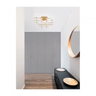 Plafonnier Boule ATOMO Or LED 18x2,4 W NL_9180618 9180618 Plafonnier Boule ATOMO Or LED 18x2,4 W NOVA LUCE 9180618
