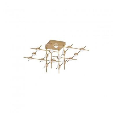 Plafonnier Boule ATOMO Or LED 18x2,4 W NL_9180618 9180618 Plafonnier Boule ATOMO Or LED 18x2,4 W NOVA LUCE 9180618
