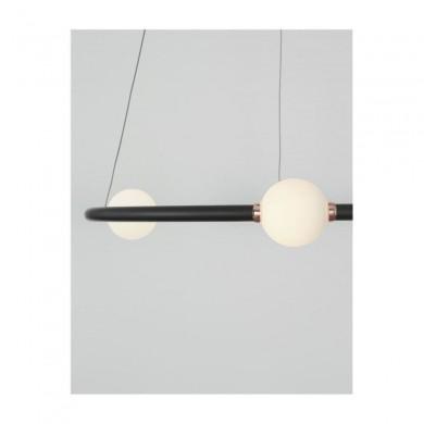 Suspension Boule CELIA Noir LED 36 W NOVA LUCE 9820601