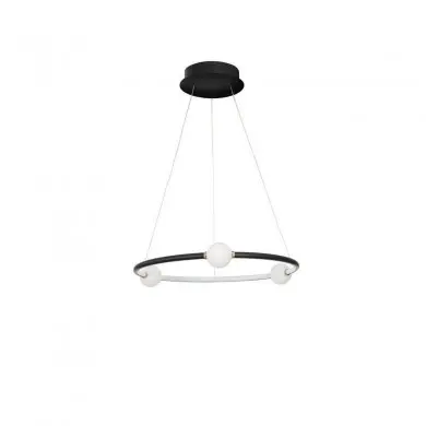 Suspension Boule CELIA Noir LED 36 W NOVA LUCE 9820601