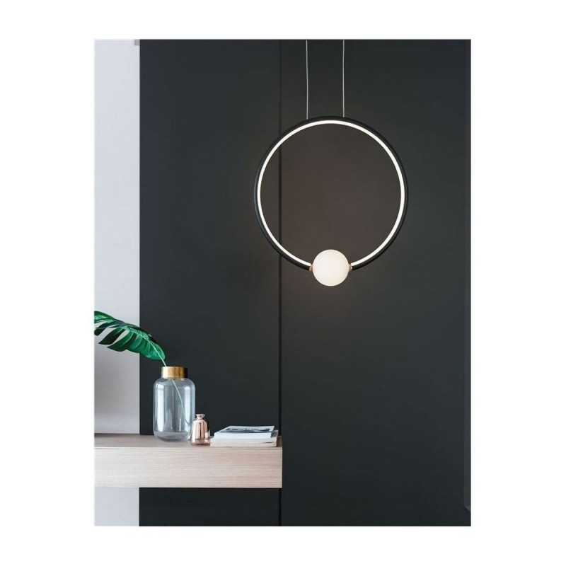 Suspension CELIA Noir LED 25,6 W NOVA LUCE 9820605