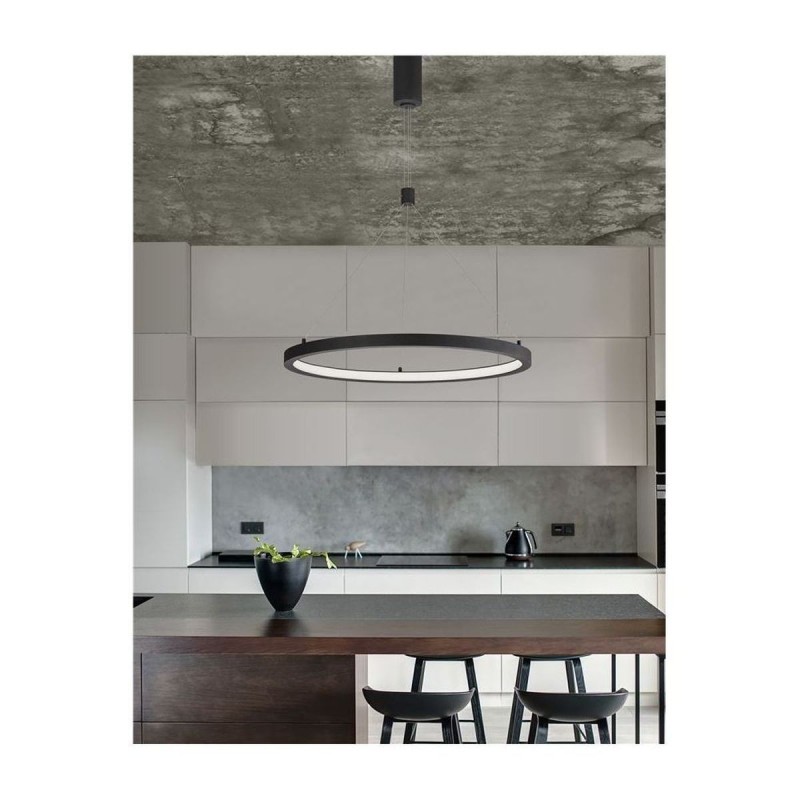 Suspension EMPATIA Noir LED 35 W NOVA LUCE 9172635