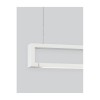 Suspension LINE Blanc LED 38 W NOVA LUCE 9117338