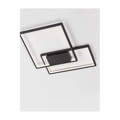 Plafonnier PORTO Noir LED 30 W H4 NOVA LUCE 9364033