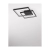 Plafonnier PORTO Noir LED 30 W H6 NOVA LUCE 9364035