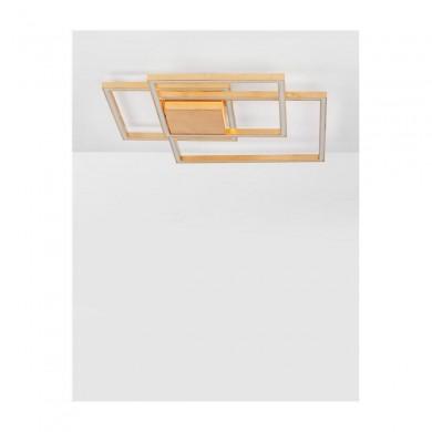 Plafonnier BILBAO Feuille d'Or LED 42 W NOVA LUCE 9500831