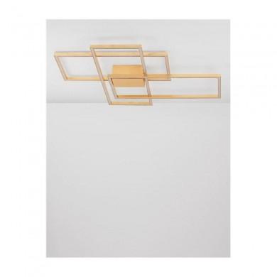 Plafonnier BILBAO Feuille d'Or LED 55 W NOVA LUCE 9508432