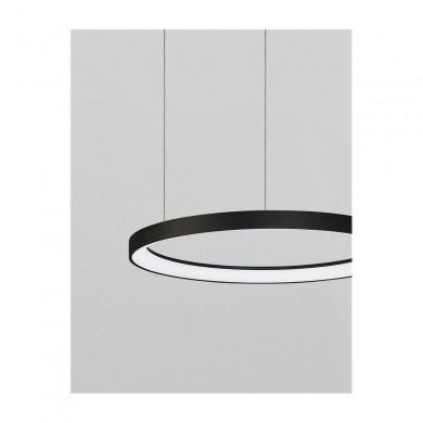 Suspension PERTINO Noir LED 48 W NOVA LUCE 9853684