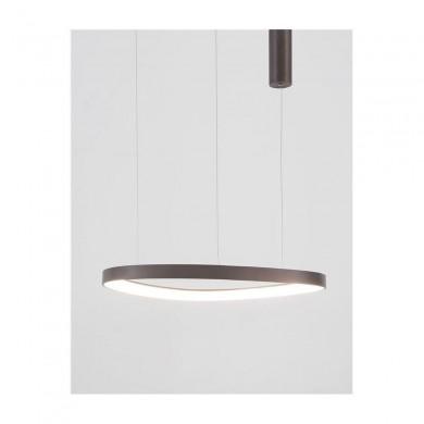 Suspension ESTEVA Café Marron LED 48 W NOVA LUCE 9053553