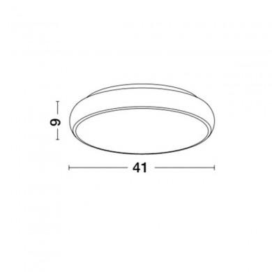 Plafonnier GAP Blanc LED 38 W NOVA LUCE 8100981